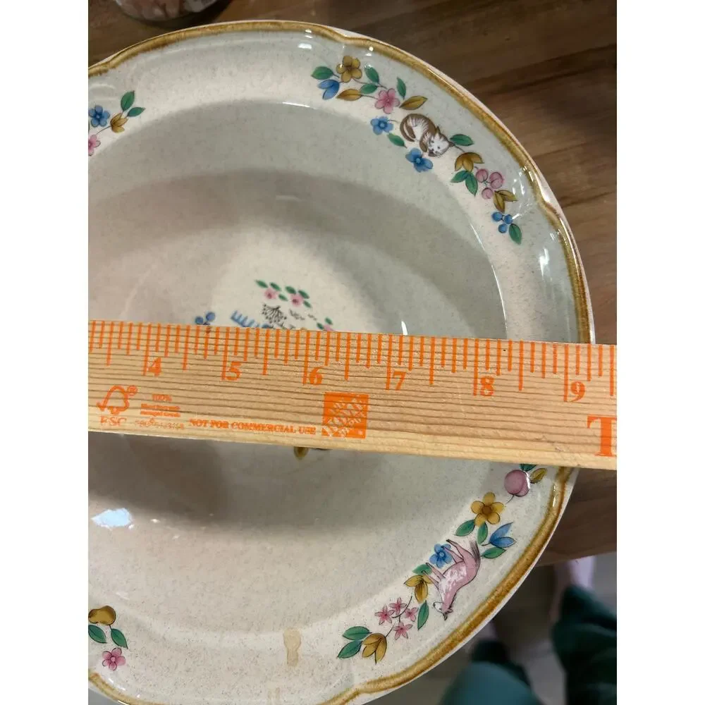 Vintage Heartland 10” Stoneware Serving Bowl Country Farmhouse